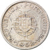 Moneda, Mozambique, 20 Escudos, 1952, BC+, Plata, KM:80