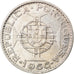 Coin, Mozambique, 20 Escudos, 1966, EF(40-45), Silver, KM:80a