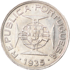 Coin, Mozambique, 2-1/2 Escudos, 1935, EF(40-45), Silver, KM:61