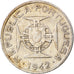 Coin, Mozambique, 2-1/2 Escudos, 1942, VF(30-35), Silver, KM:68