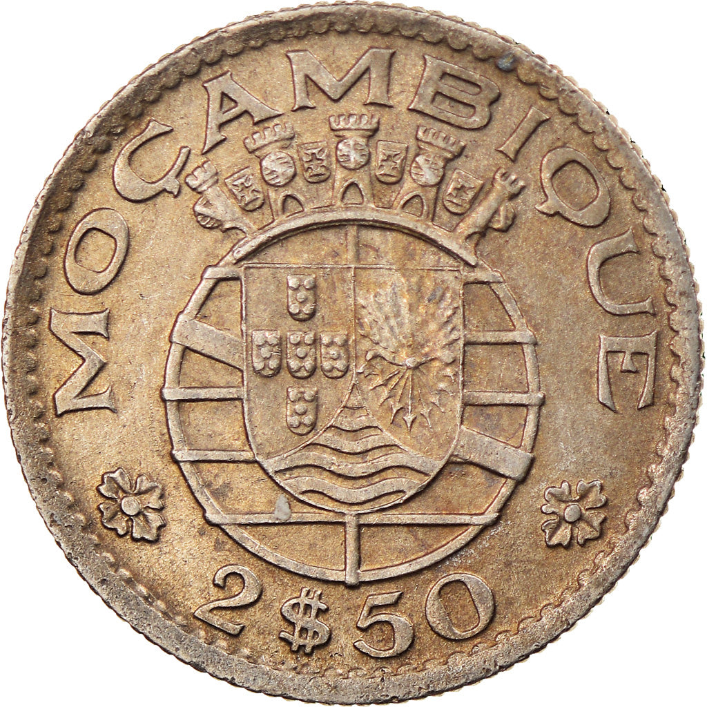 Monnaie, Mozambique, 2-1/2 Escudos, 1954, TTB, Copper-nickel, KM:78
