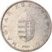 Moneta, Węgry, 10 Forint, 2001, Budapest, VF(30-35), Miedź-Nikiel, KM:695