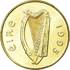 Coin, IRELAND REPUBLIC, 20 Pence, 1995, AU(55-58), Nickel-Bronze, KM:25