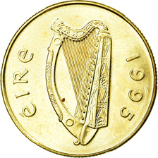 Coin, IRELAND REPUBLIC, 20 Pence, 1995, AU(55-58), Nickel-Bronze, KM:25