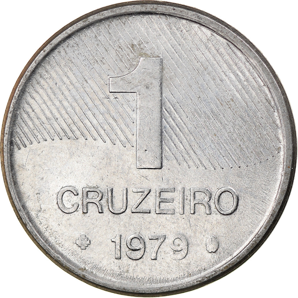 Coin, Brazil, Cruzeiro, 1979, VF(30-35), Stainless Steel, KM:590
