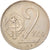 Moneda, Checoslovaquia, 2 Koruny, 1983, BC+, Cobre - níquel, KM:75