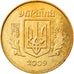 Moeda, Ucrânia, 25 Kopiyok, 2009, Kyiv, VF(30-35), Alumínio-Bronze, KM:2.1b