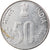 Münze, INDIA-REPUBLIC, 50 Paise, 2002, S, Stainless Steel, KM:69
