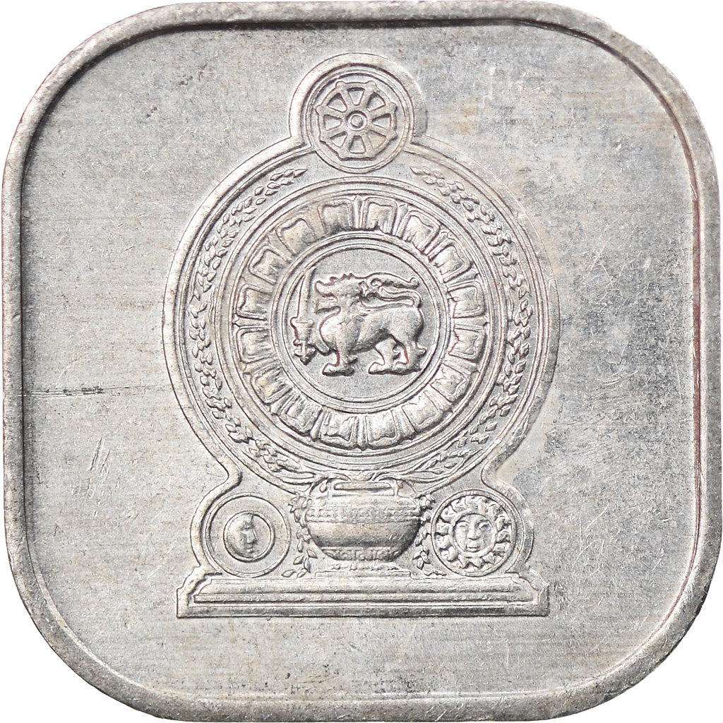 Moneta, Sri Lanka, 5 Cents, 1978, MB+, Alluminio, KM:139a