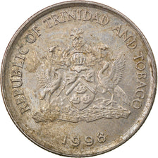 Monnaie, TRINIDAD & TOBAGO, 10 Cents, 1998, Franklin Mint, TB+, Copper-nickel