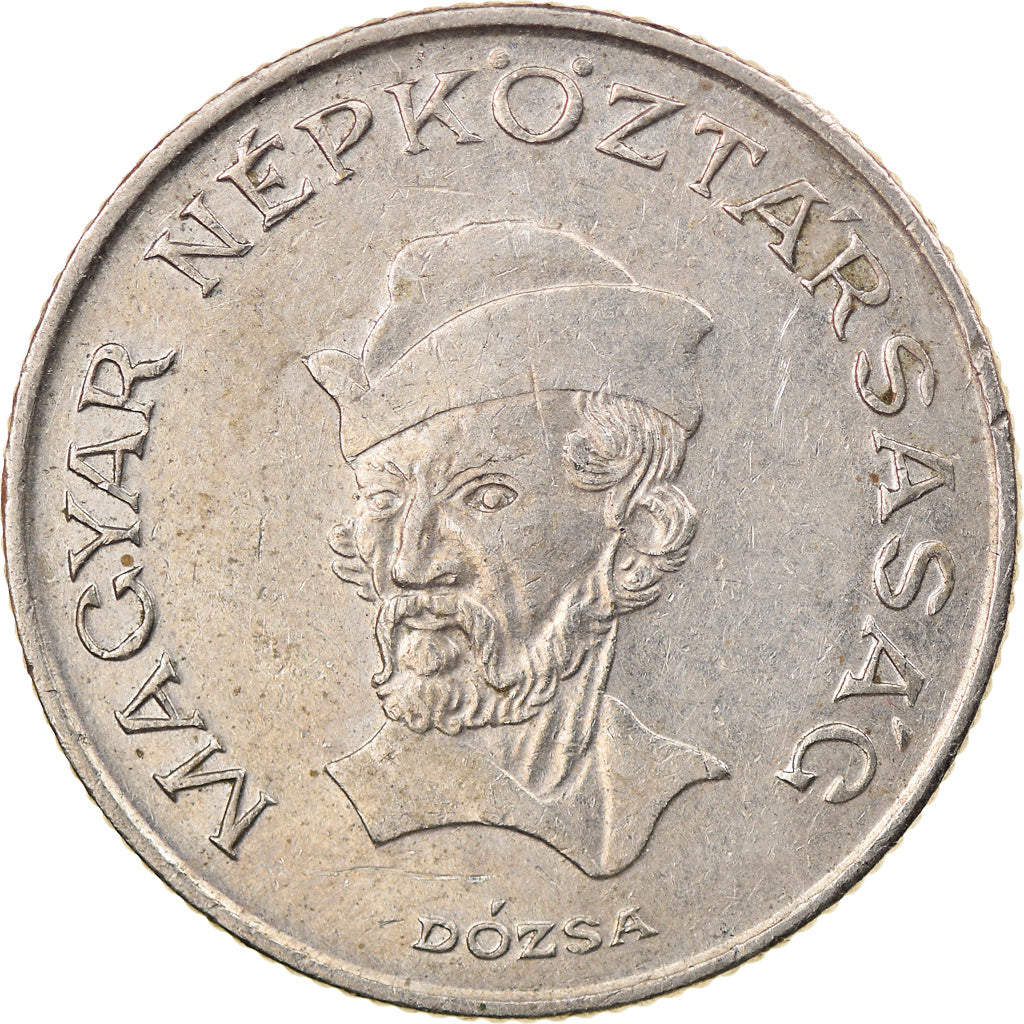 Moneta, Węgry, 20 Forint, 1983, Budapest, VF(20-25), Miedź-Nikiel, KM:630