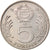 Munten, Hongarije, 5 Forint, 1989, Budapest, FR+, Copper-nickel, KM:635