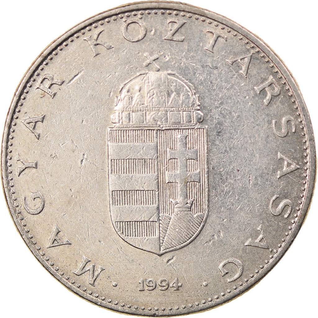 Munten, Hongarije, 10 Forint, 1994, Budapest, FR, Copper-nickel, KM:695
