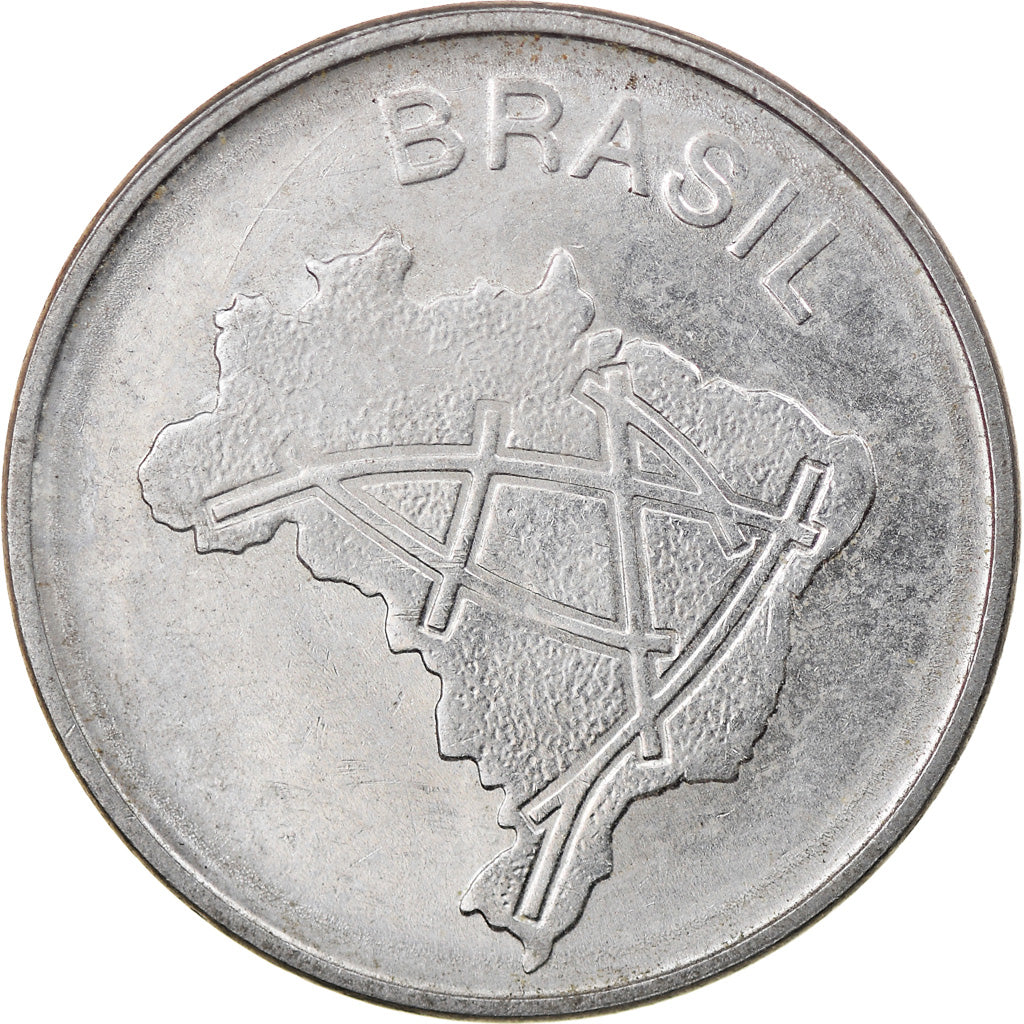 Monnaie, Brésil, 10 Cruzeiros, 1985, TB+, Stainless Steel, KM:592.2