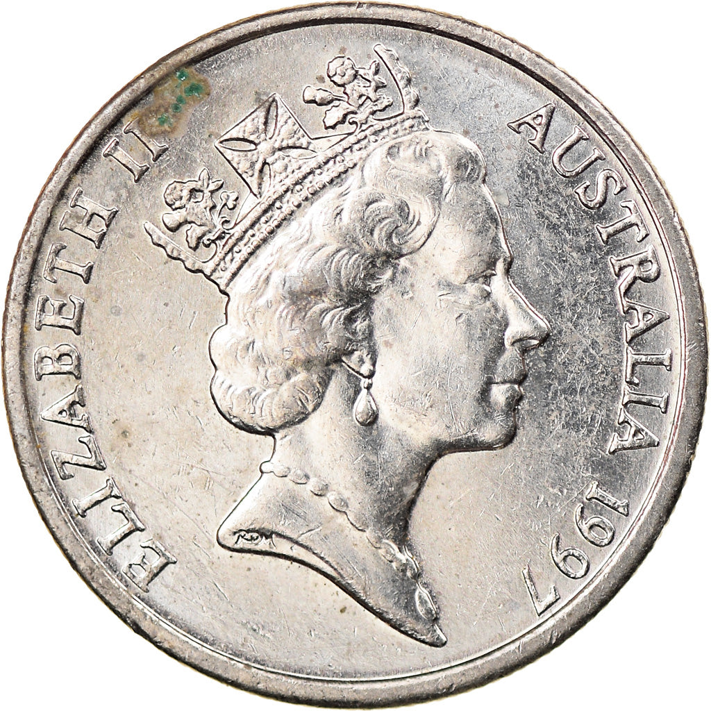 Moeda, Austrália, Elizabeth II, 5 Cents, 1997, Melbourne, VF(30-35)
