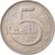 Moneda, Checoslovaquia, 5 Korun, 1979, BC+, Cobre - níquel, KM:60