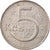 Moneda, Checoslovaquia, 5 Korun, 1983, BC+, Cobre - níquel, KM:60