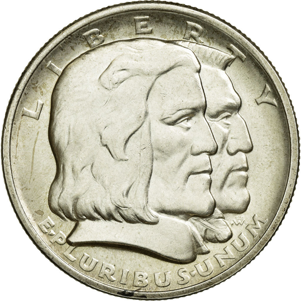 Monnaie, États-Unis, Half Dollar, 1936, U.S. Mint, Philadelphie, SUP, Argent