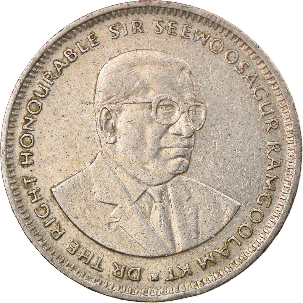 Coin, Mauritius, Rupee, 1991, VF(20-25), Copper-nickel, KM:55