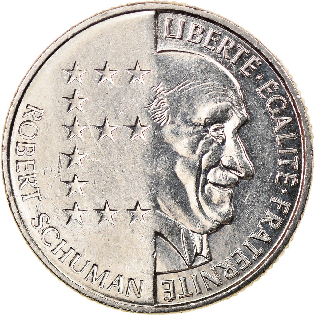 Coin, France, Schumann, 10 Francs, 1986, Paris, EF(40-45), Nickel, KM:958