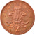 Monnaie, Grande-Bretagne, Elizabeth II, 2 Pence, 1998, TTB, Copper Plated Steel