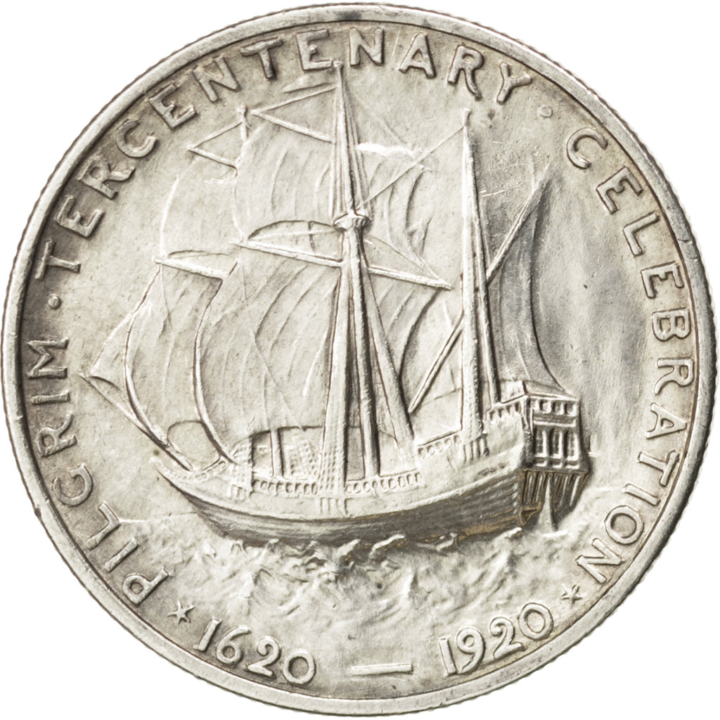 UNITED STATES, Half Dollar, 1920, U.S. Mint, KM #147.1, MS(63), Silver, 30.6,...