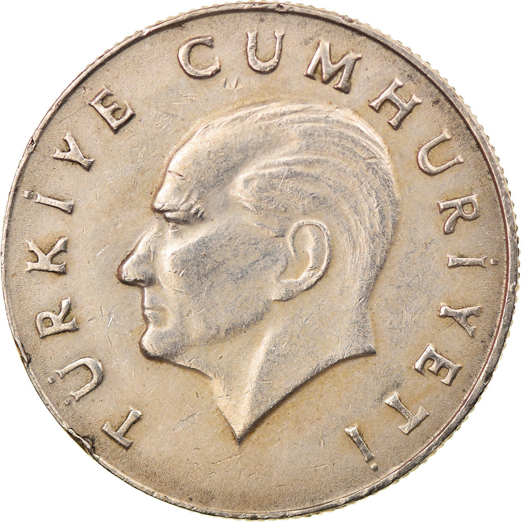 Moneta, Turchia, 50 Lira, 1984, MB+, Rame-nichel-zinco, KM:966