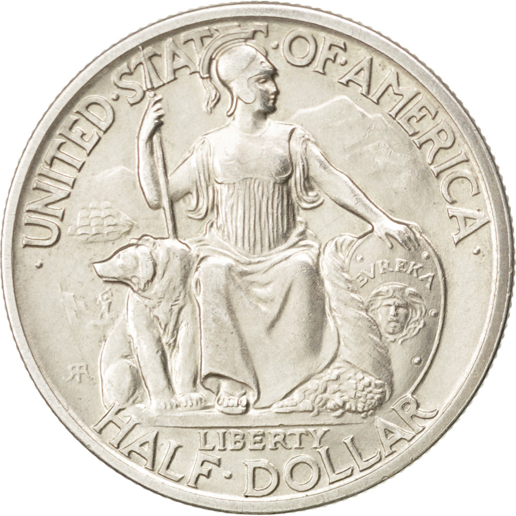 UNITED STATES, Half Dollar, 1935, U.S. Mint, KM #171, MS(60-62), Silver, 30.6,..