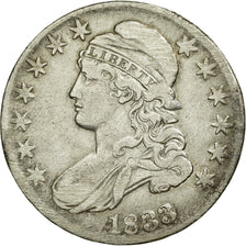 Coin, United States, Capped Bust, Half Dollar, 1833, U.S. Mint, Philadelphia