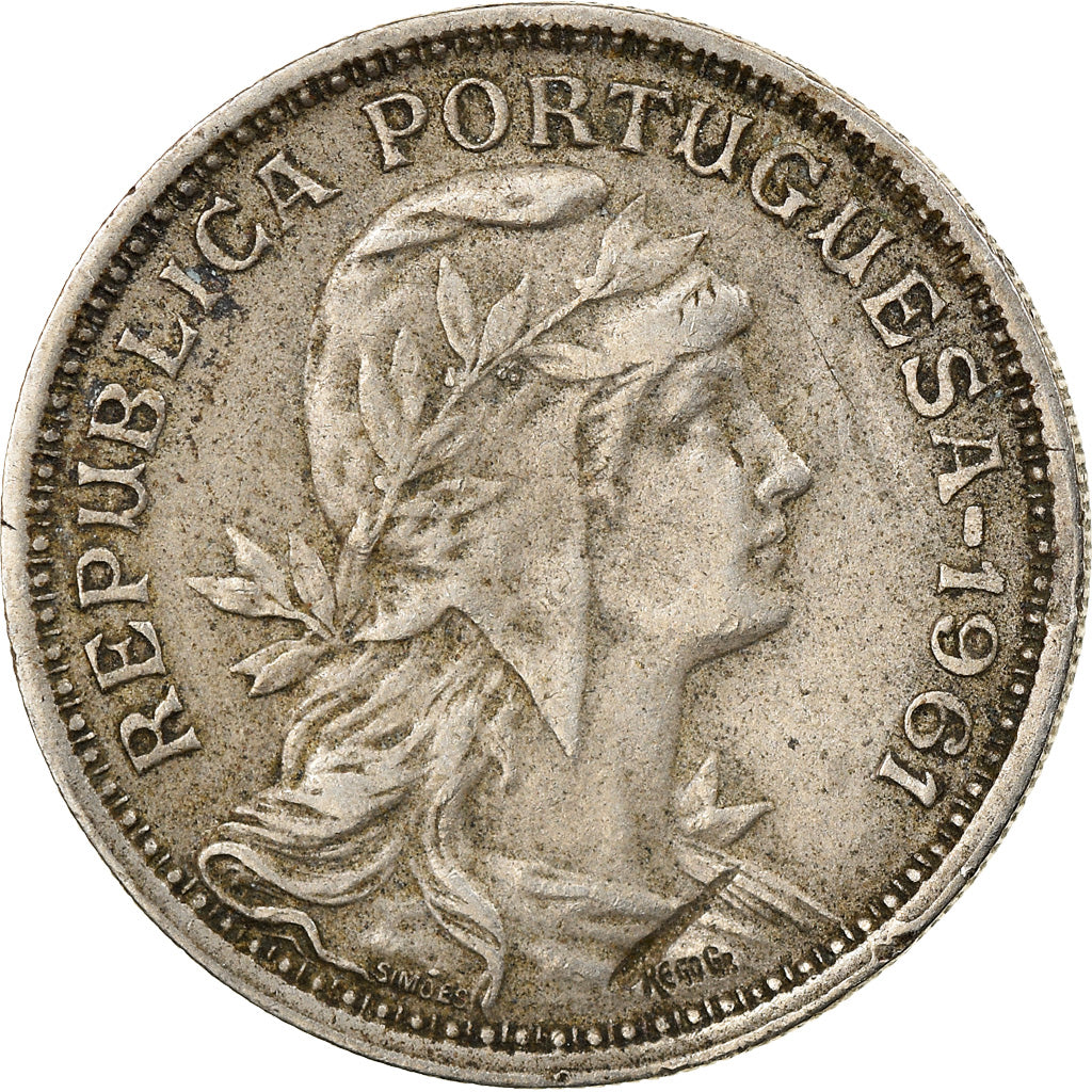 Coin, Portugal, 50 Centavos, 1961, VF(30-35), Copper-nickel, KM:577