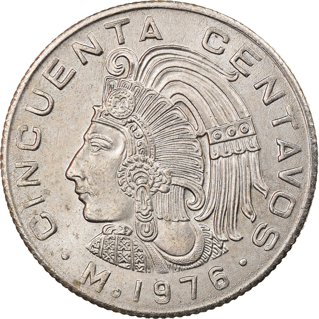 Monnaie, Mexique, 50 Centavos, 1976, Mexico City, TTB, Copper-nickel, KM:452