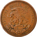 Moneta, Messico, 10 Centavos, 1957, Mexico City, MB+, Bronzo, KM:433
