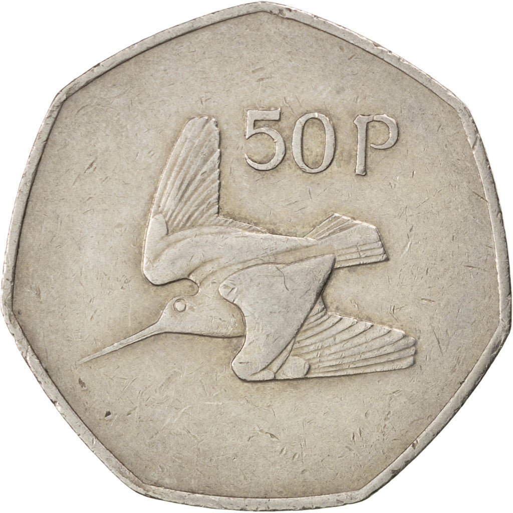 IRELAND REPUBLIC, 50 Pence, 1979, KM #24, EF(40-45), Copper-Nickel, 30, 13.33