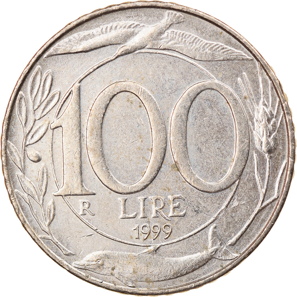 Moeda, Itália, 100 Lire, 1999, Rome, EF(40-45), Cobre-níquel, KM:159