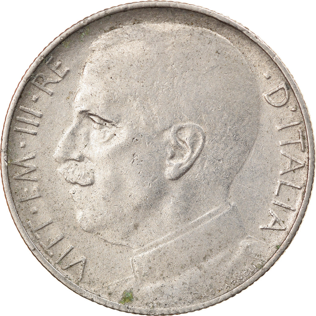 Moeda, Itália, Vittorio Emanuele III, 50 Centesimi, 1925, Rome, VF(20-25)