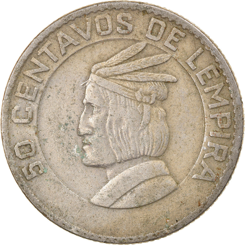 Coin, Honduras, 50 Centavos, 1967, VF(30-35), Copper-nickel, KM:80
