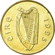 Münze, IRELAND REPUBLIC, 20 Pence, 1995, VZ, Nickel-Bronze, KM:25