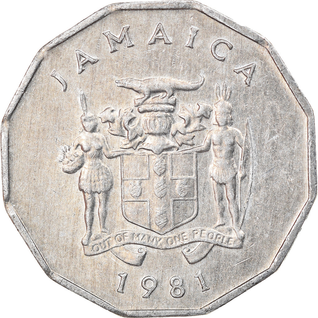Coin, Jamaica, Elizabeth II, Cent, 1981, British Royal Mint, VF(30-35)
