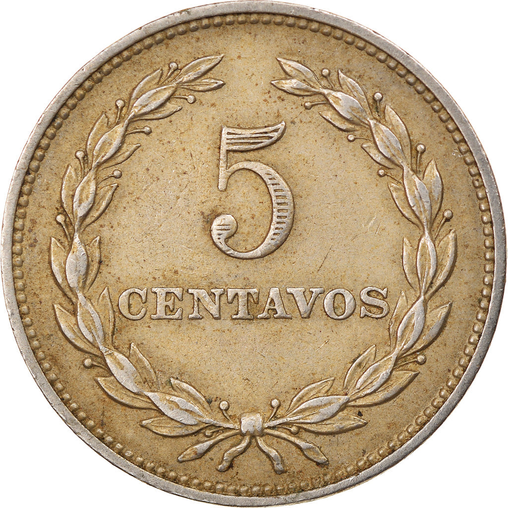 Coin, El Salvador, 5 Centavos, 1966, British Royal Mint, VF(30-35)
