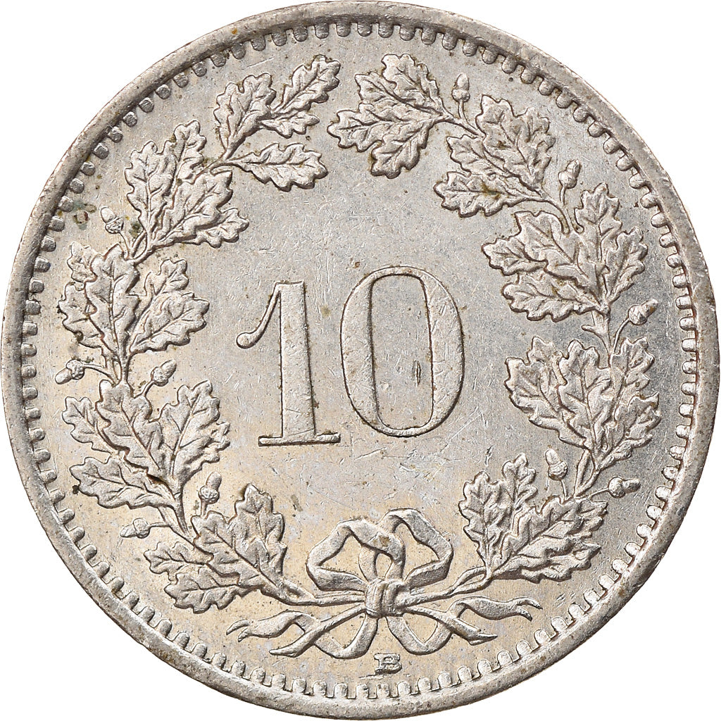 Monnaie, Suisse, 10 Rappen, 1991, Bern, TB+, Copper-nickel, KM:27