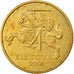 Moneta, Litwa, 10 Centu, 2008, VF(30-35), Mosiądz niklowy, KM:106