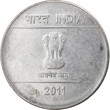 Coin, INDIA-REPUBLIC, Rupee, 2011, VF(30-35), Stainless Steel, KM:394