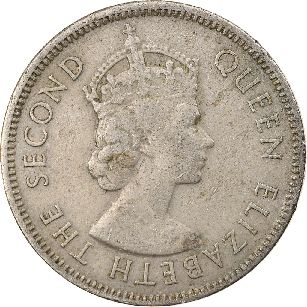 Coin, Belize, 25 Cents, 1974, Franklin Mint, VF(30-35), Copper-nickel, KM:36