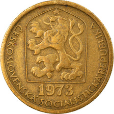 Coin, Czechoslovakia, 20 Haleru, 1973, VF(30-35), Nickel-brass, KM:74