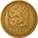 Coin, Czechoslovakia, 20 Haleru, 1973, VF(30-35), Nickel-brass, KM:74