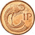 Moneda, REPÚBLICA DE IRLANDA, Penny, 1996, EBC, Cobre chapado en acero, KM:20a