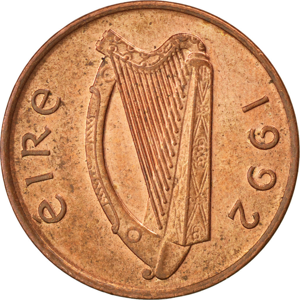 Irlande, République, 1 Pence 1992, KM 20a