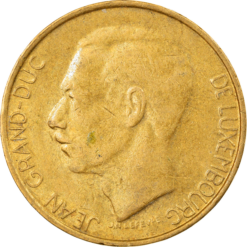 Moneta, Lussemburgo, Jean, 5 Francs, 1987, MB+, Alluminio-bronzo, KM:60.2