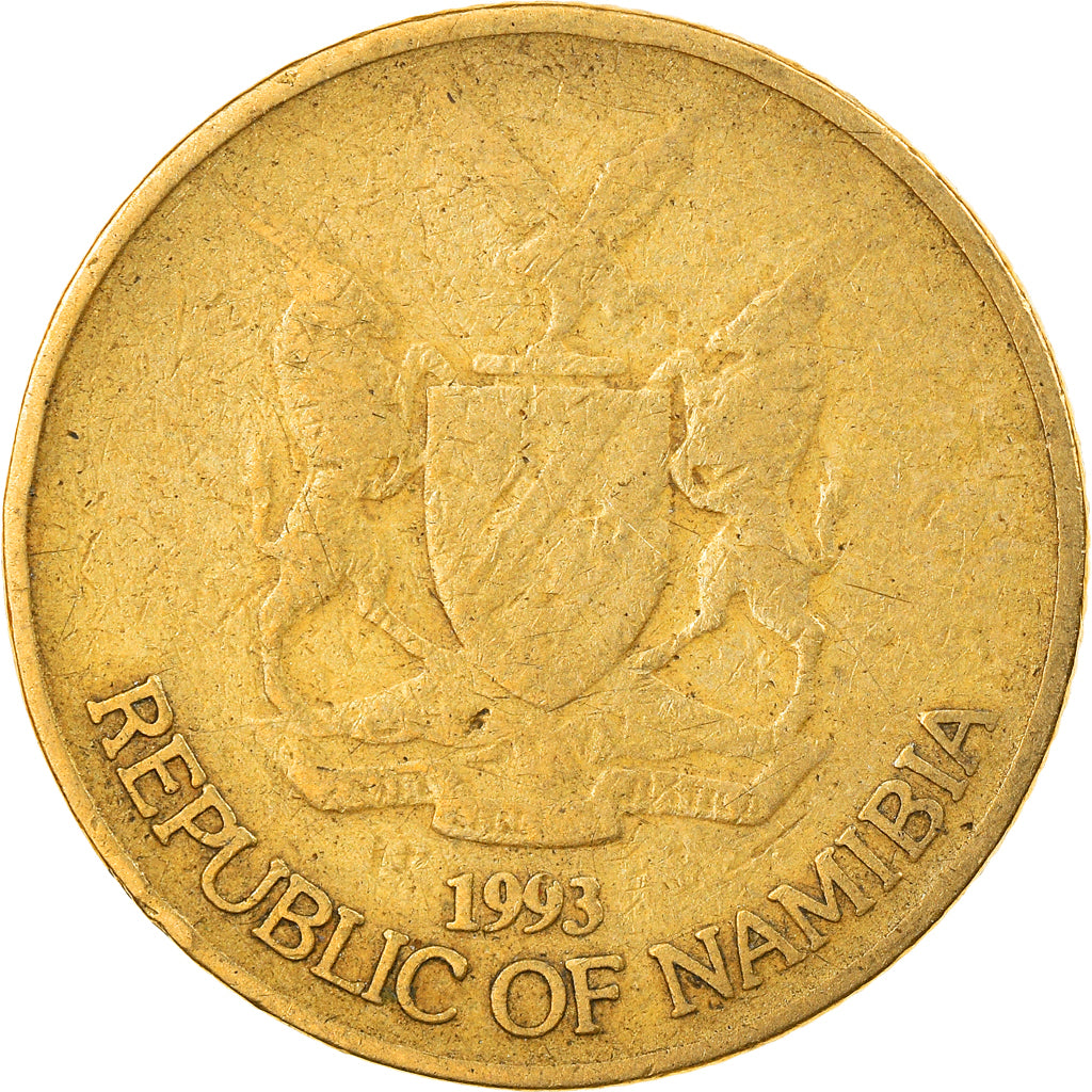 Monnaie, Namibia, Dollar, 1993, Vantaa, TB+, Laiton, KM:4
