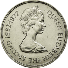 Coin, Jersey, Elizabeth II, 25 Pence, 1977, AU(55-58), Copper-nickel, KM:44